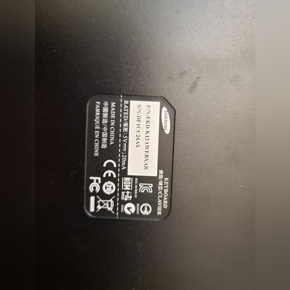 Samsung tablet keyboard - Picture 3 of 3